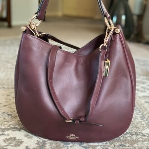 Coach Nomad,  hobo, glove tanned leather